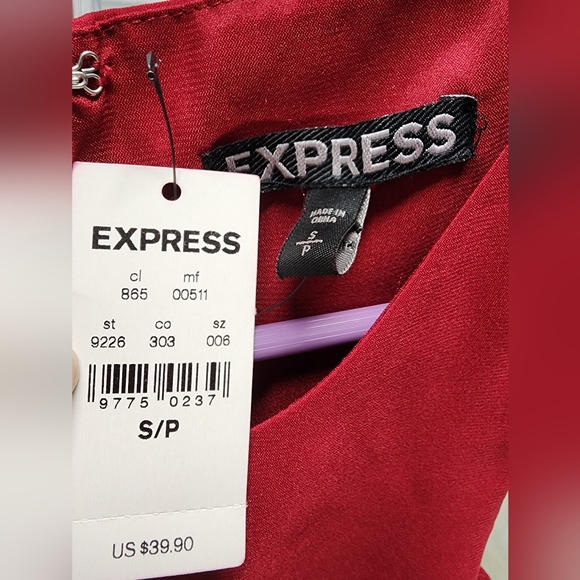 Express women's sleeveless dress drop, size S - Picture 2 of 3